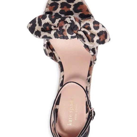 Kate Spade Leopard Print Tianna Wedge Sandal